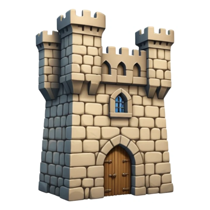 castle tower sticker