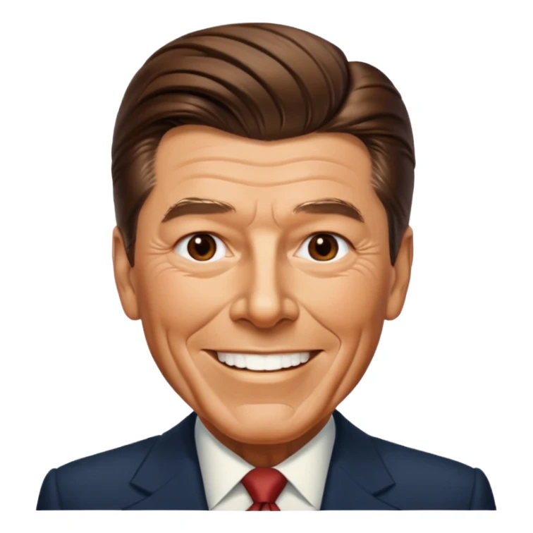 Ronald Reagan president sticker