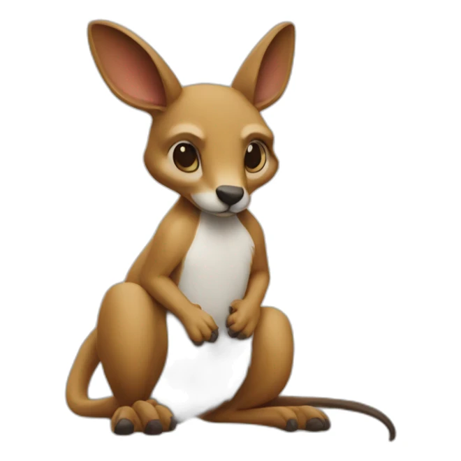 Poison sur un kangourou sticker