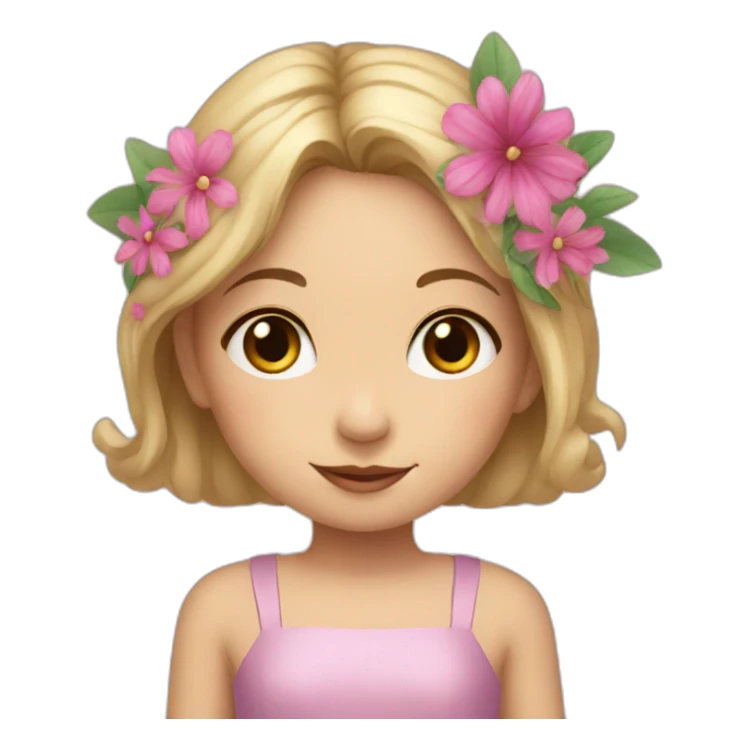 flower-girl sticker