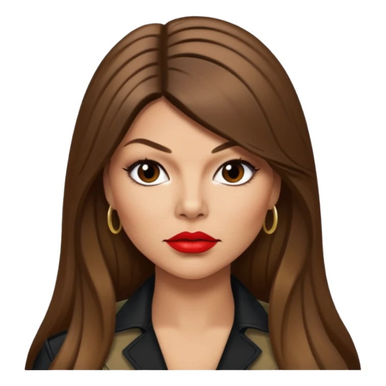 Fergie from Black Eyed Peas with long hair sticker