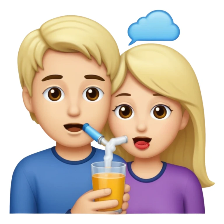 couple blowjob sticker