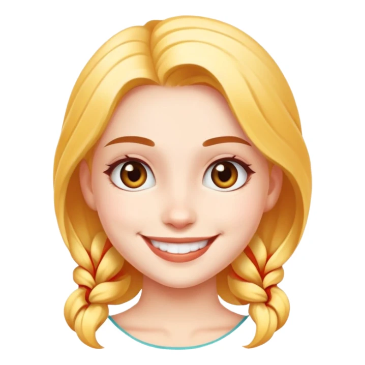 Beautiful smiling girl jinx sticker