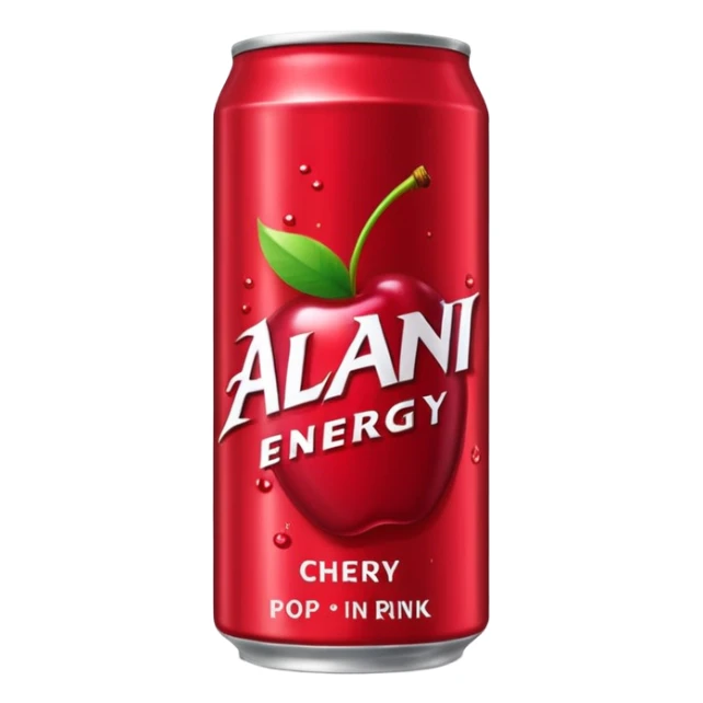 Alani energy drink cherry pop sticker