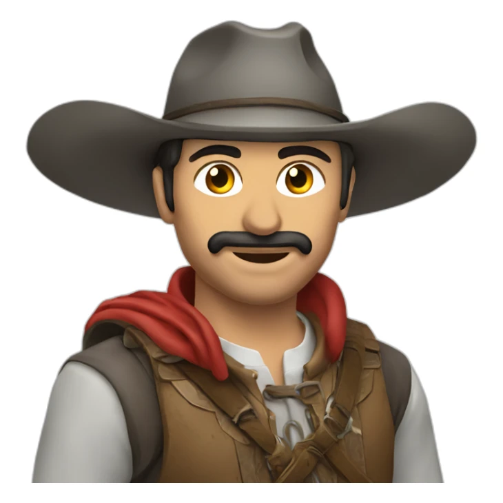 Argentine gaucho with a mate and a war helmet sticker