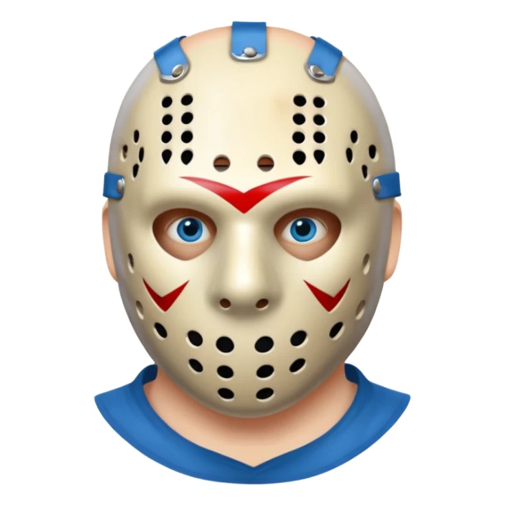 Jason Voorhees, looking cute, looks like he is in love sticker
