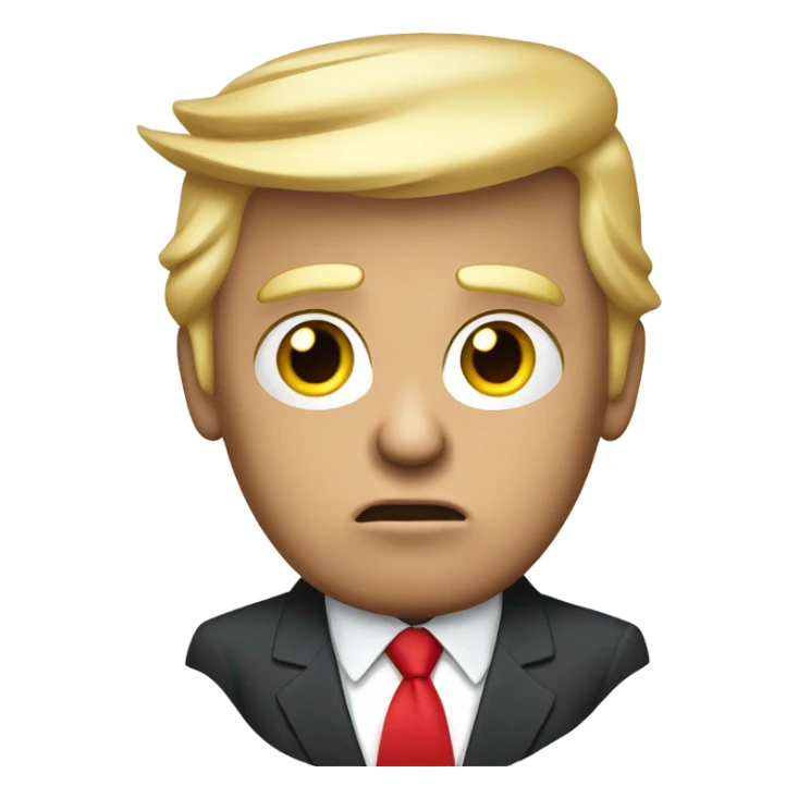 Cartoon Donald Trump  sticker