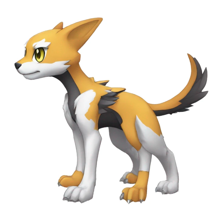 cute cool edgy beautiful m Digimon-Fakemon-animal full body sticker