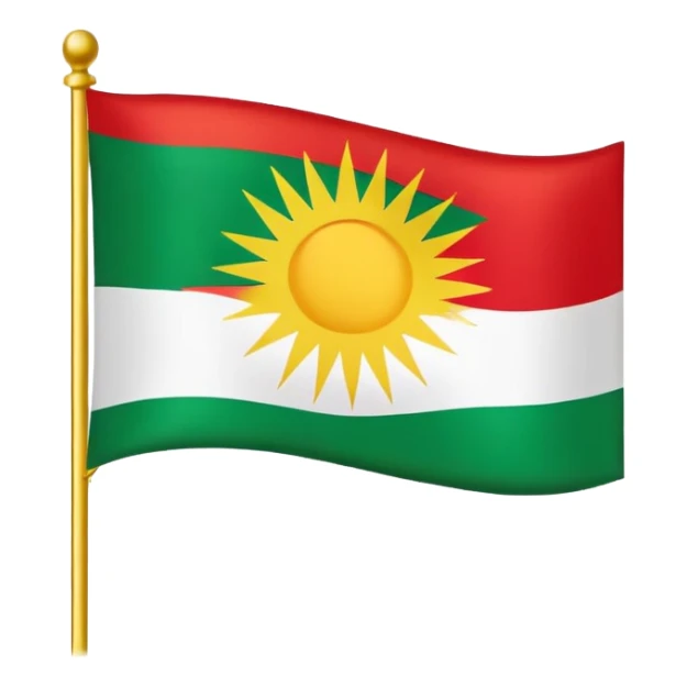 Kurdistan flag emoji sticker