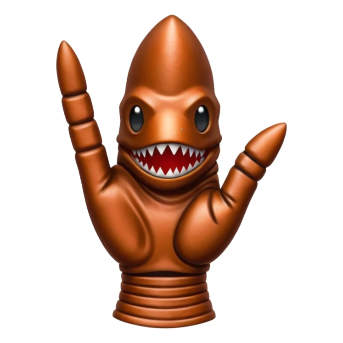 Freddy Krueger shark finger glove sticker