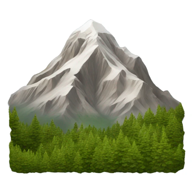 a photo frame of a mountain  sticker