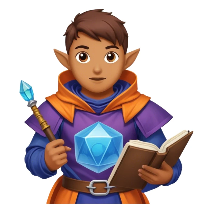 A tide pod person who is also a dungeon master from dungeons and dragons sticker