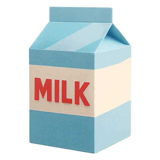 milk sticker