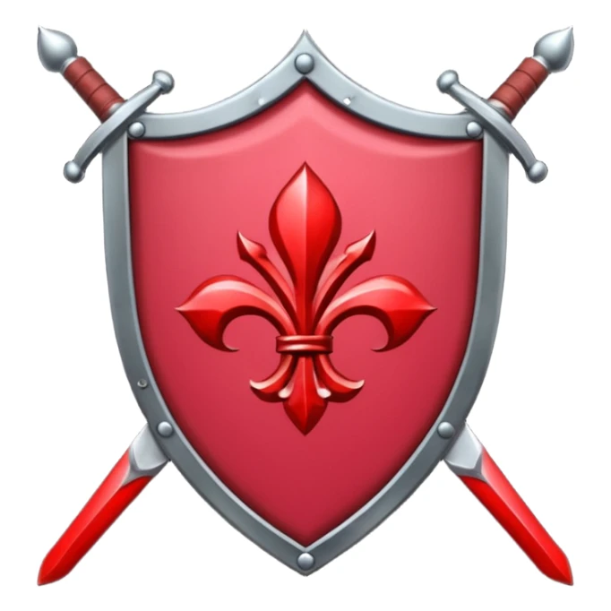 brasão sangrando medieval rosa de sangue vermelha sticker