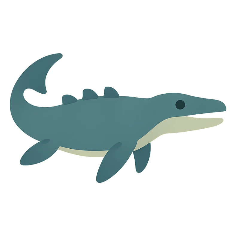 Mosasaurus sticker