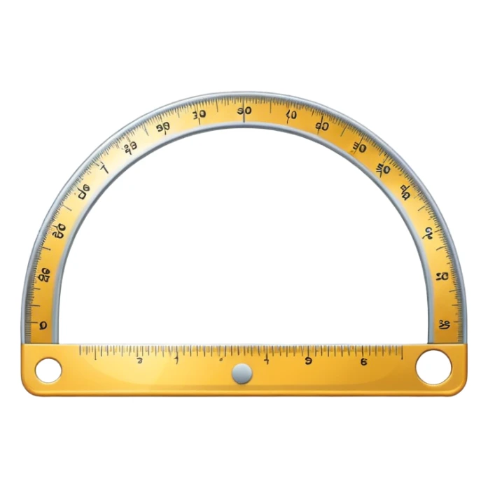 "📏" This emoji is for ruler. Then make an emoji for protractor. sticker