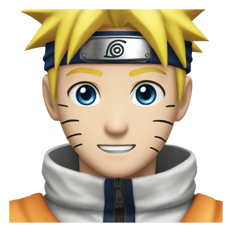 Naruto Uzumaki with blue eyes sticker