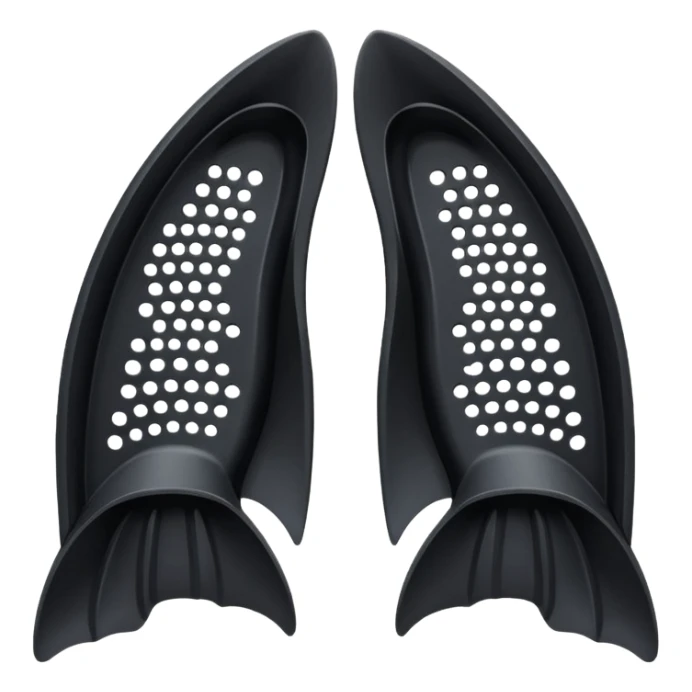 diver fullfoot fins sticker