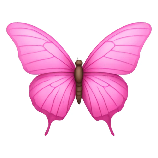 Pink butterfly  sticker