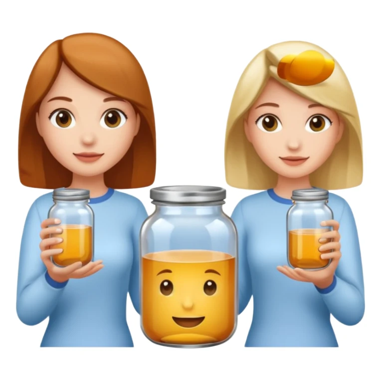  womanPeople Holding Jar sticker