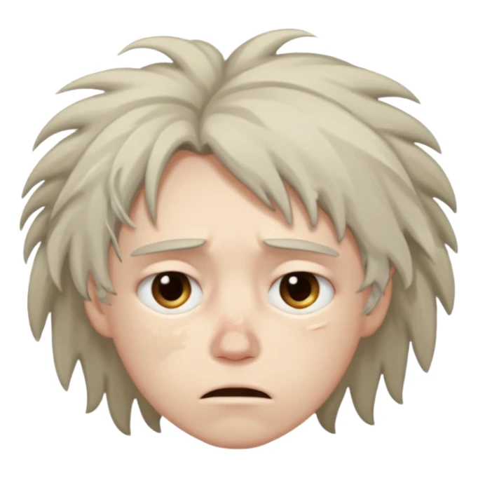 Dull and sleepy Slept for so long to numb feelings sticker