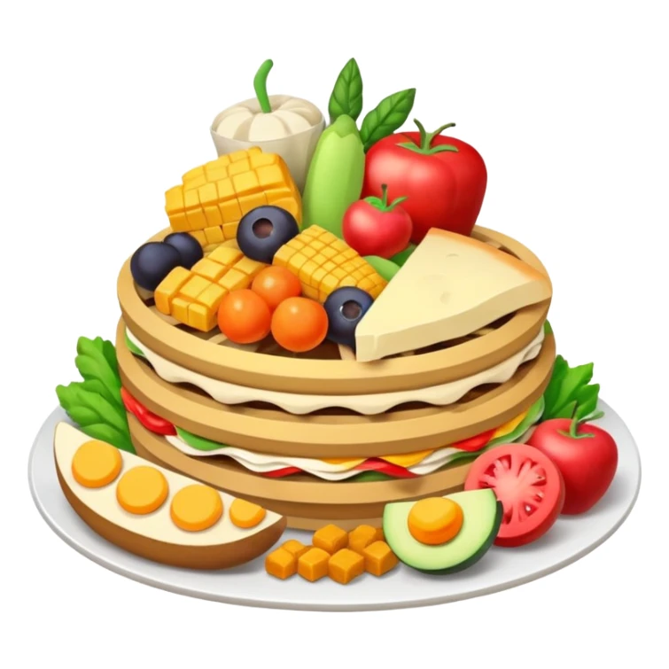 emoji for food service sticker