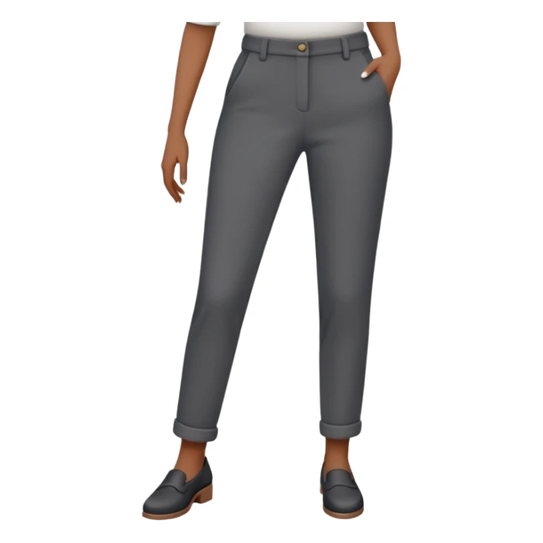 Woman in dark grey trousers sticker