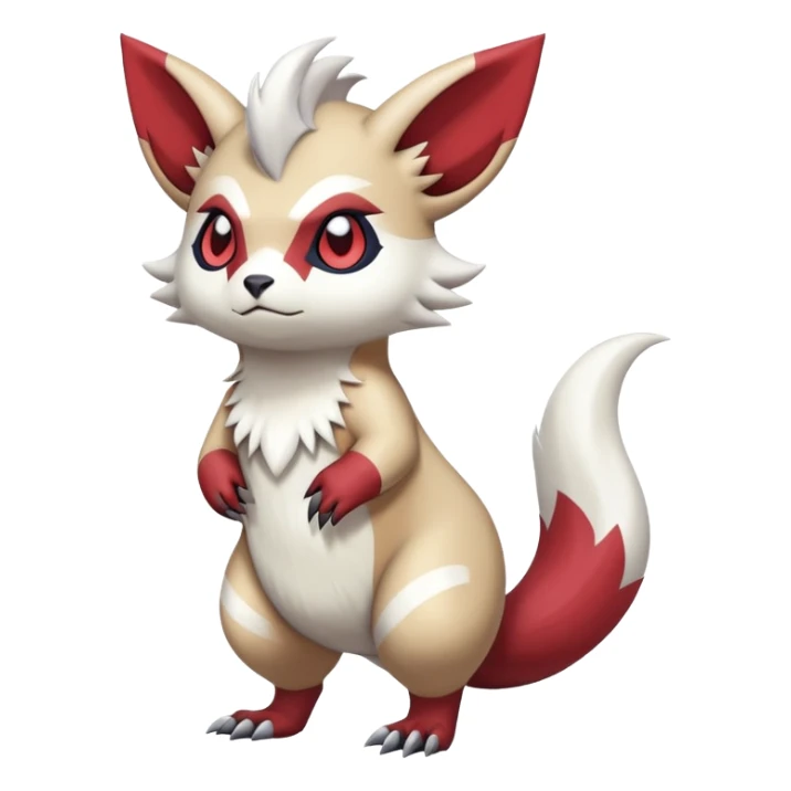 Furret-Absol-Zangoose-Hybrid (Full body) sticker