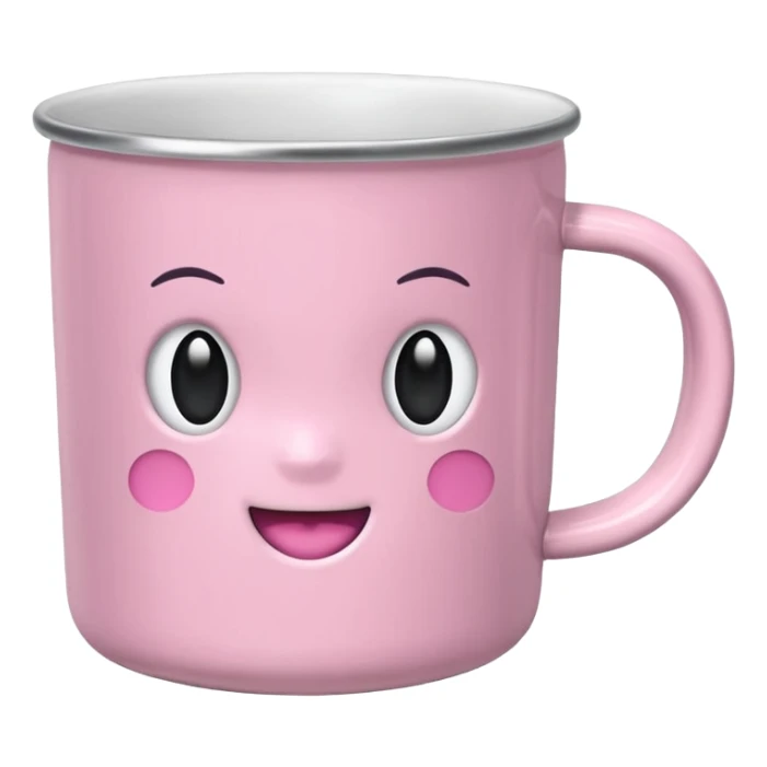 Quiero una taza de la marca standly de color rosa pastel sticker