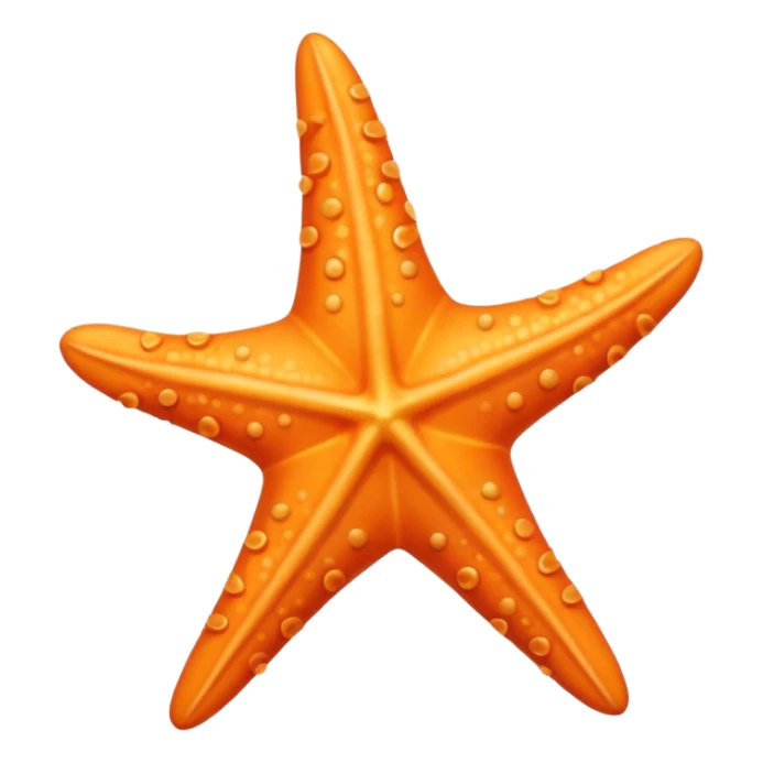 summer-themed emoji of a starfish sticker