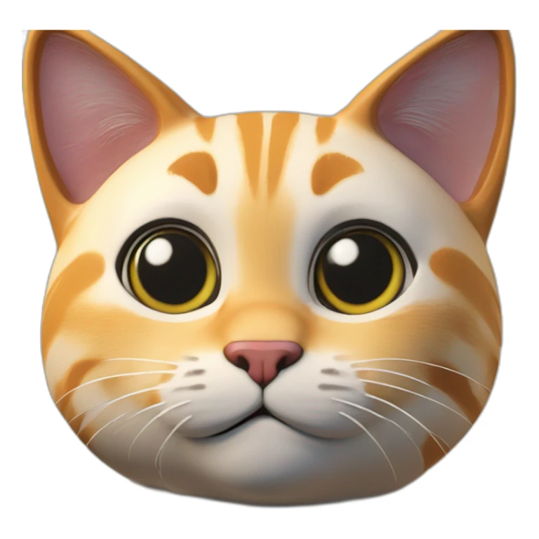 3d cat ultrarealistik 4k unreal engine 5 sticker