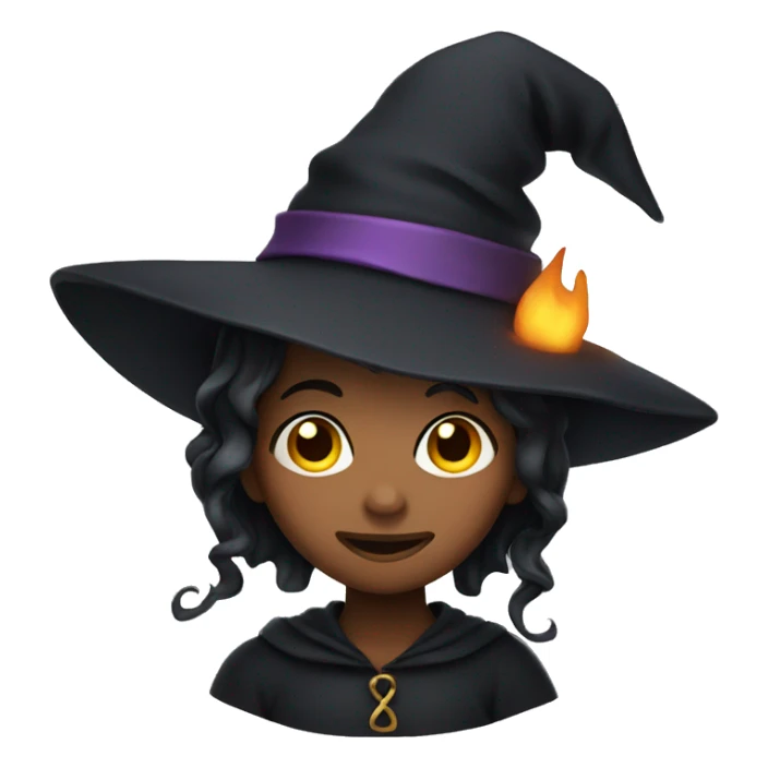 cute witch sticker