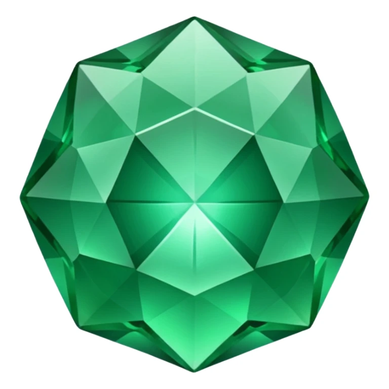 Emerald gem sticker