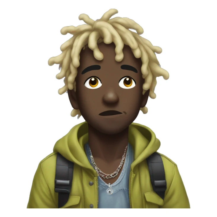 Lil uzi vert looking up to the sky sticker