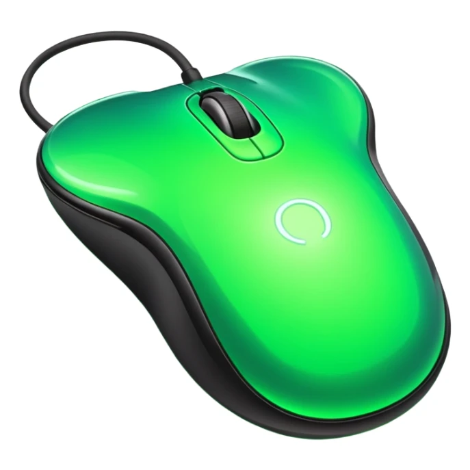 3d mouse png ai generated image neon color sticker