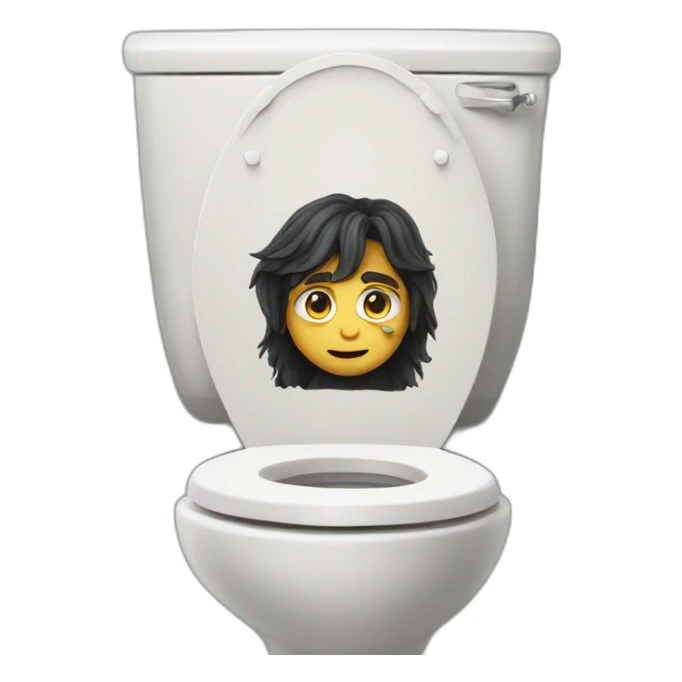 Harry Potter on the toilet  sticker
