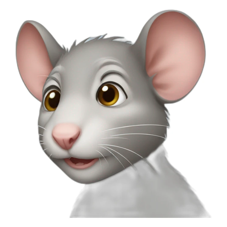 Woman rat sticker