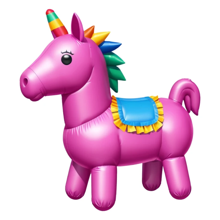 jeff koons spam yeti pink inflatable pinata sticker