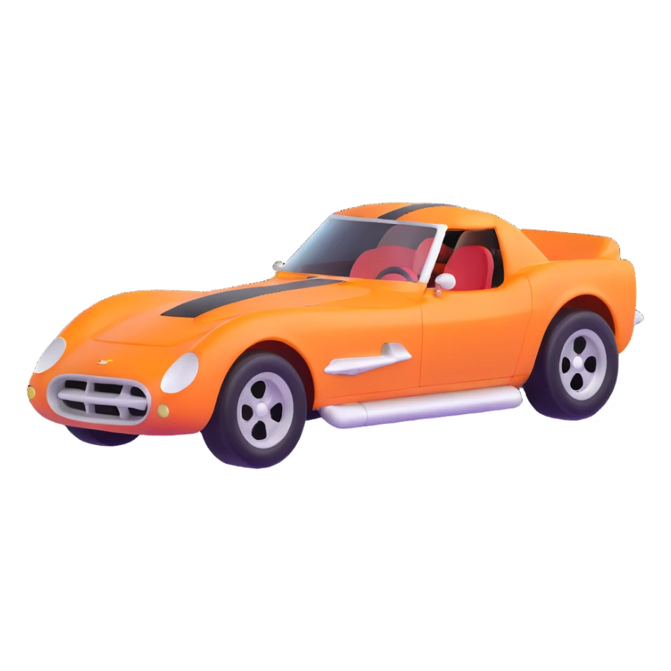 Chevrolet sports car sticker