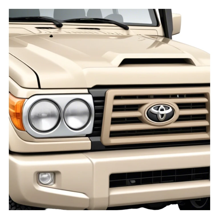 landcruiser 79 series - Toyota (Model Year: 2008) (Iconic colour: sand) sticker
