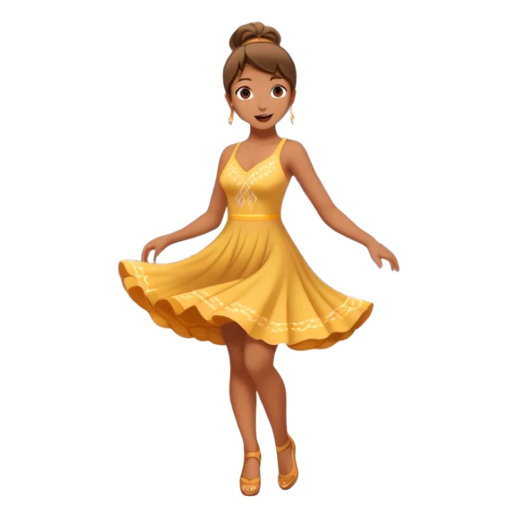 Girl dancing in the airport  sticker