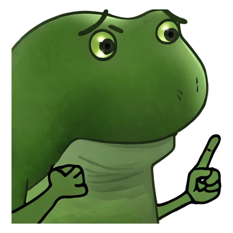 A emoji of a hand hitting the b.l.o.o.d symbol  sticker