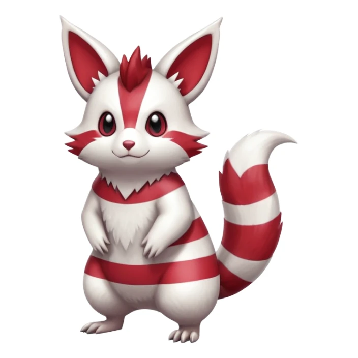 Shiny Furret-Zangoose-Hybrid (Full body) sticker