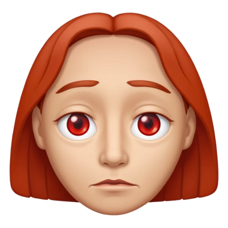 Dude that's real high with red eyes droopy eyes cheeks and Chong style sticker