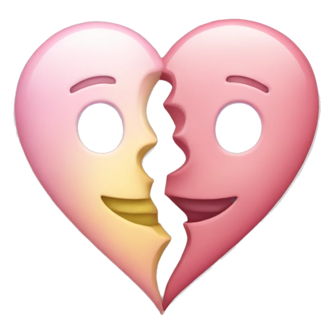 Couple-of-hearts-coloured-light-pastel-shade sticker