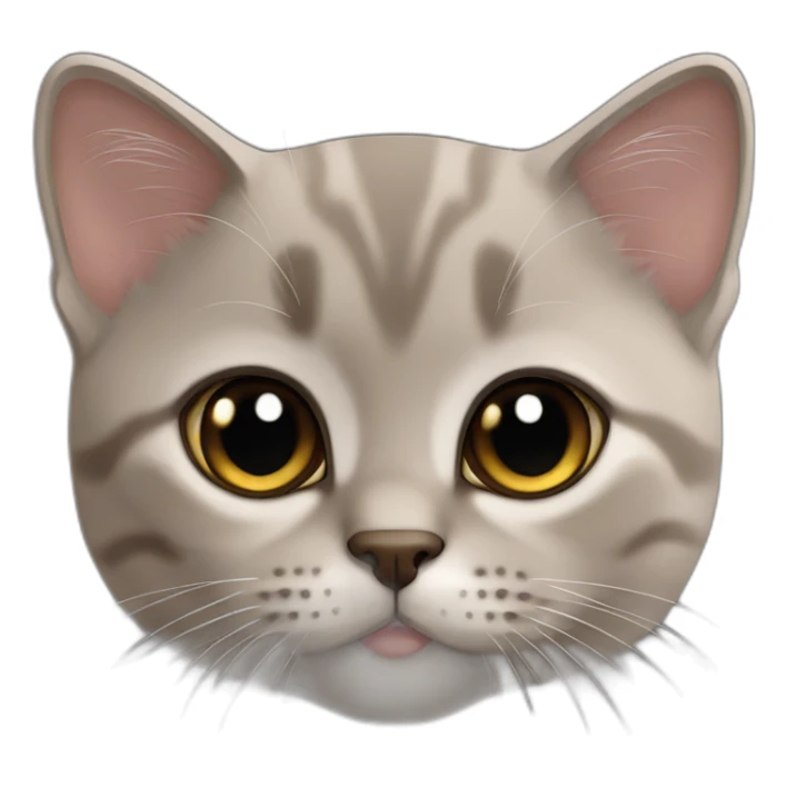 brown britishshorthairkitten sticker