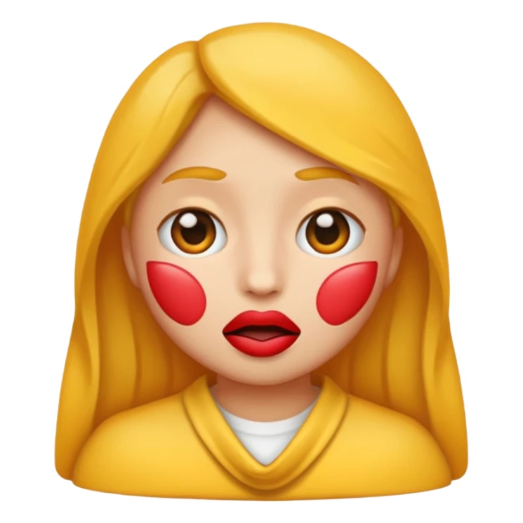 Crea un emoji de una person fea llorando sticker