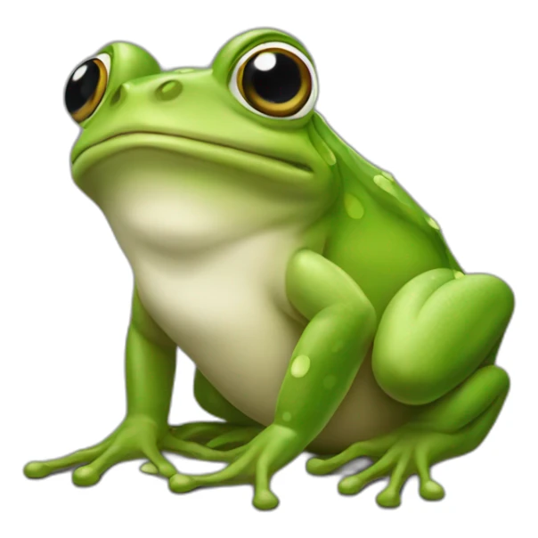 Frog kleopatra sticker