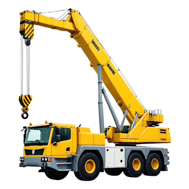 Crane - Liebherr LTM 1200-5.1 (Model Year: 2022) (Iconic colour: Yellow) sticker