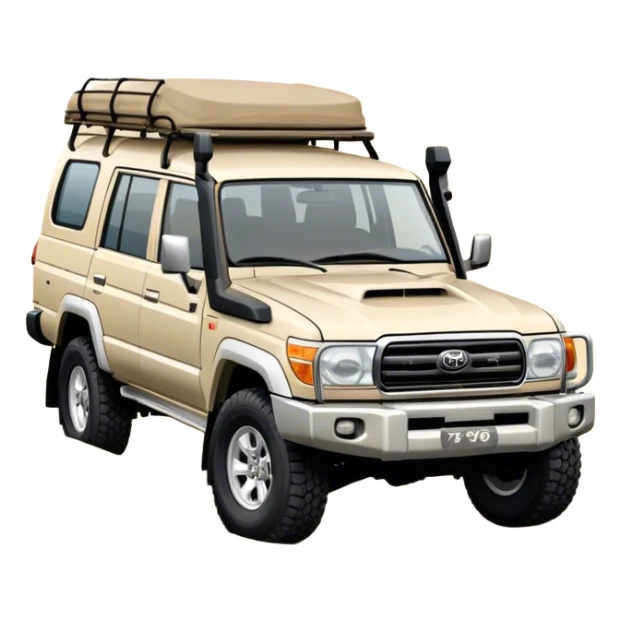 landcruiser 79 series - Toyota (Model Year: 2008) (Iconic colour: sand) sticker